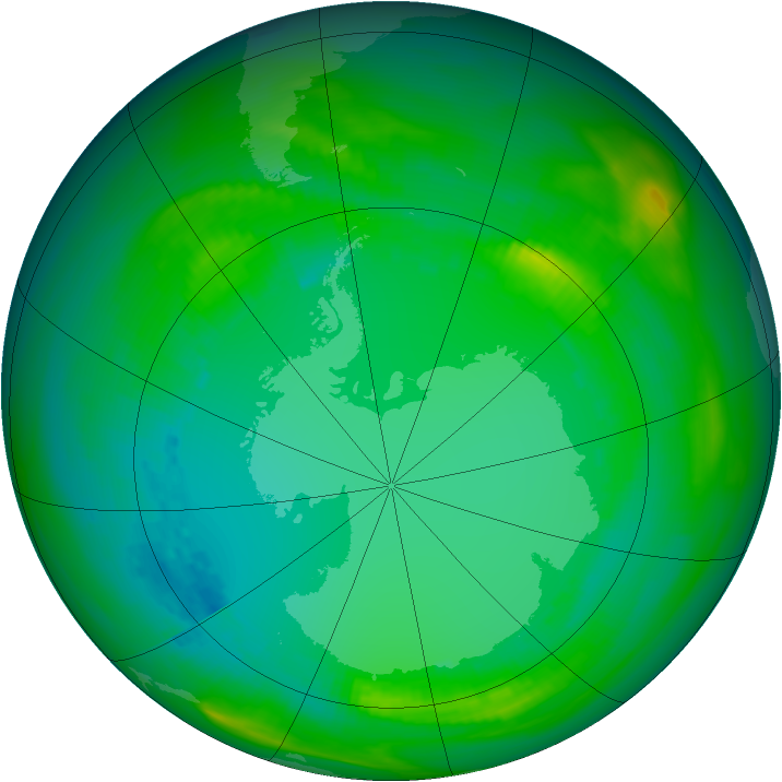 Ozone Map 1979-08-02
